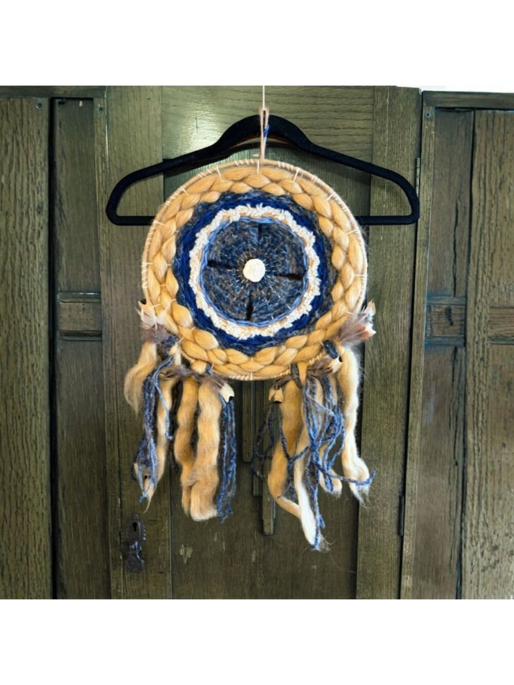 Vintage Woven Wool Mandala Dream Catcher